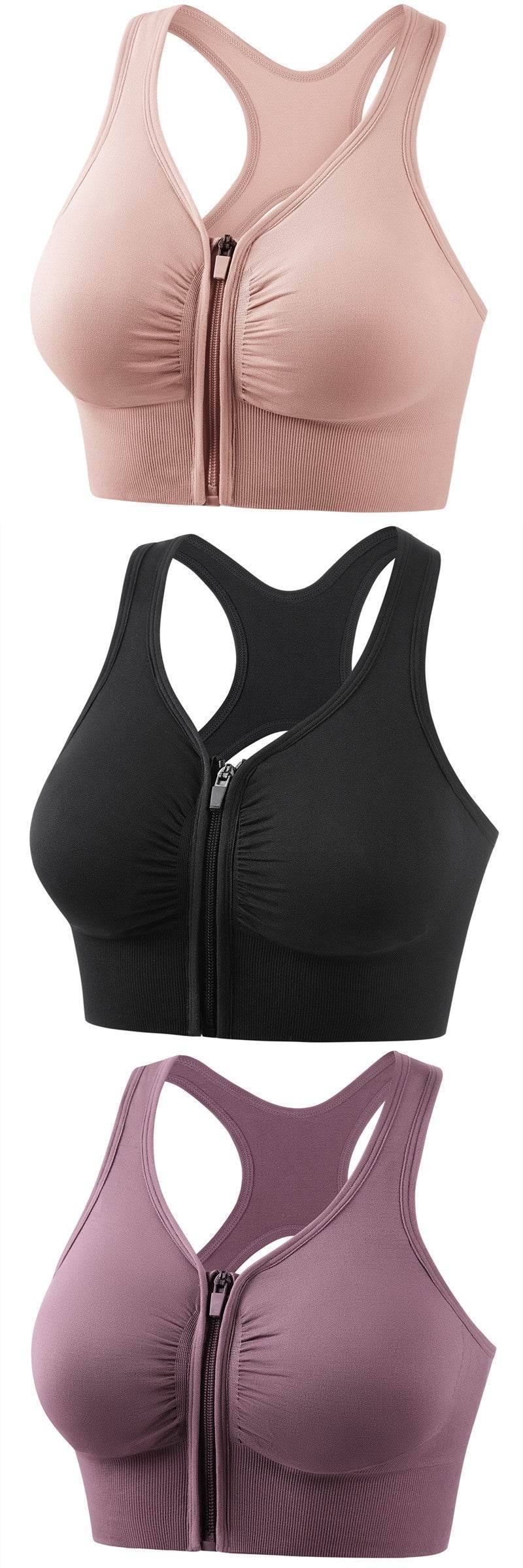 Shockproof Push Up Plus Size Running Yoga Fitness Sports Bra - P12 Hub Europe