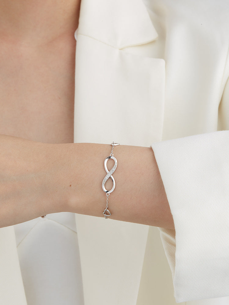 Sterling Silver 8 Bracelet Bracelet Female Silver Jewelry