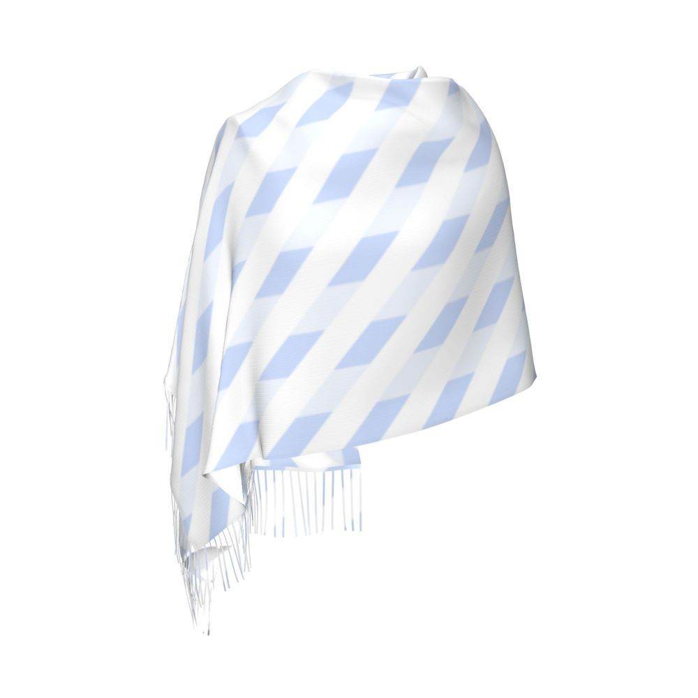 Vertical Faux Cashmere Warm Fringe Scarf - P12 Hub Europe