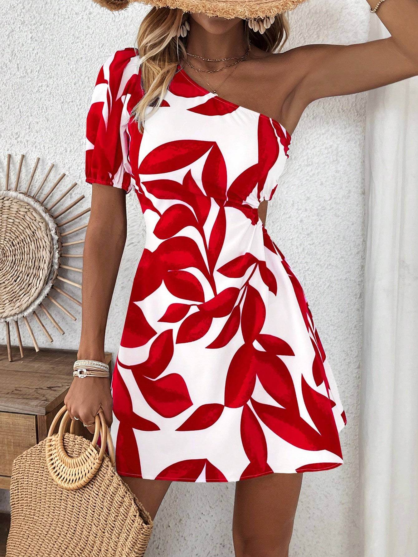 Puff Sleeve Dress For Summer Vacation For New Year Clothes Vacation Beach Outfits Women - P12 Hub Europe