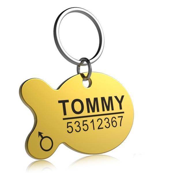 Small Pendant Anti-lost Pet Titanium Steel Tag - P12 Hub Europe