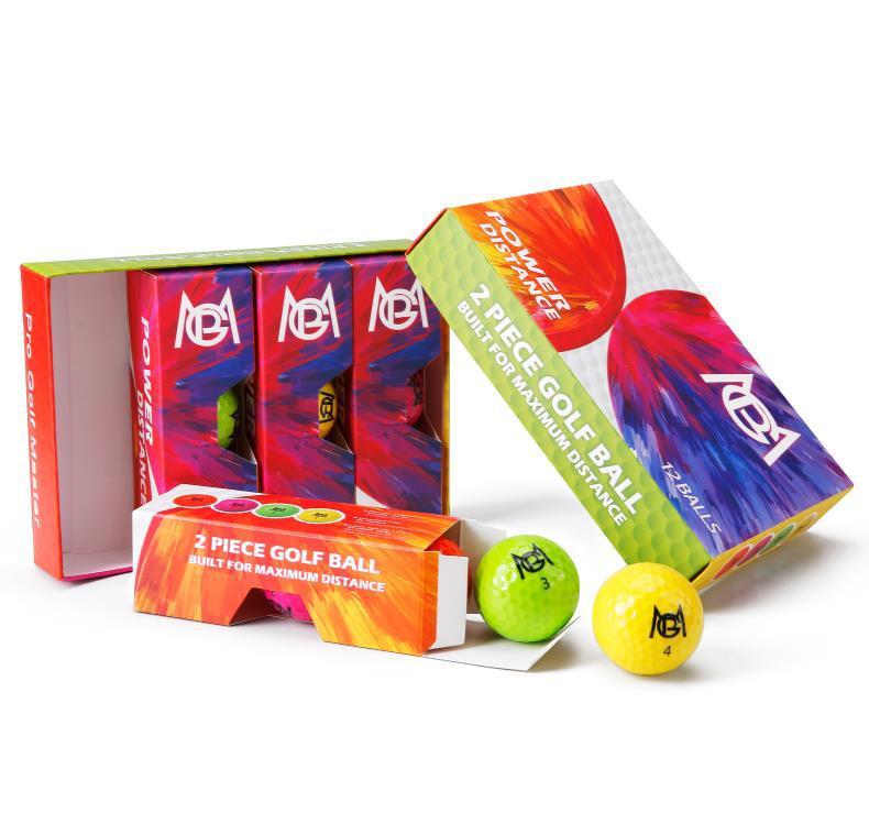 Golf Color Game Ball Two Layer Practice Ball