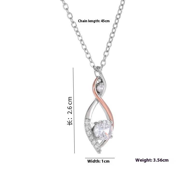 Simple Smart Necklace Two-color Electroplating - P12 Hub Europe