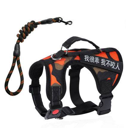 Dog Chest Harness Vest Type Traction RopeRed - P12 Hub Europe
