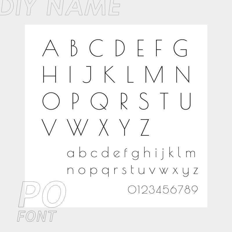 Personalized Custom 316L Stainless Steel Jewelry, English Alphabet Name Anklet - P12 Hub Europe