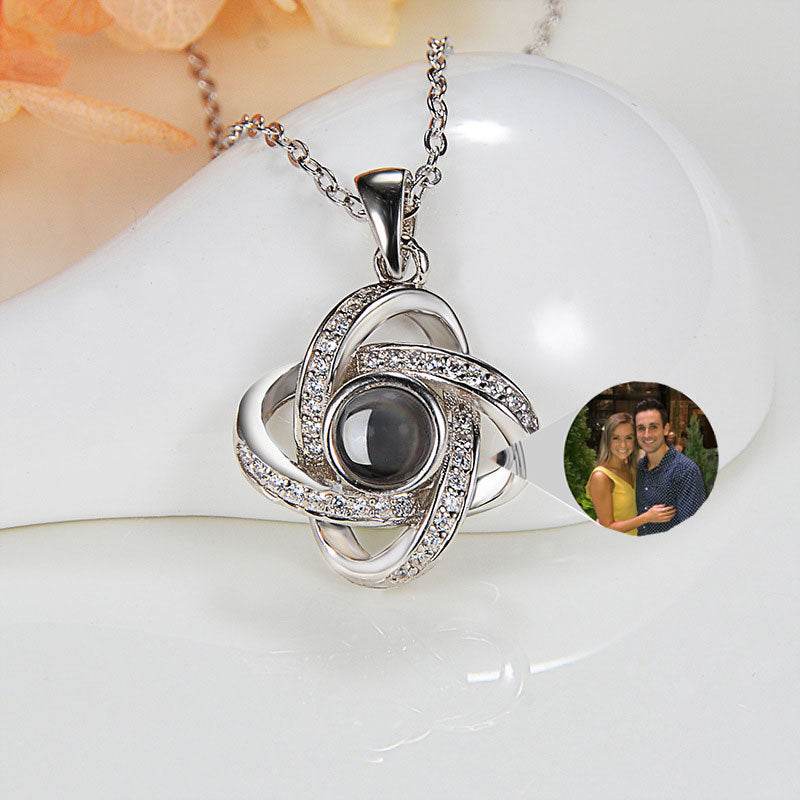 Original Projection Necklace Jewelry Gift with Hidden Love Words for Women - P12 Hub Europe