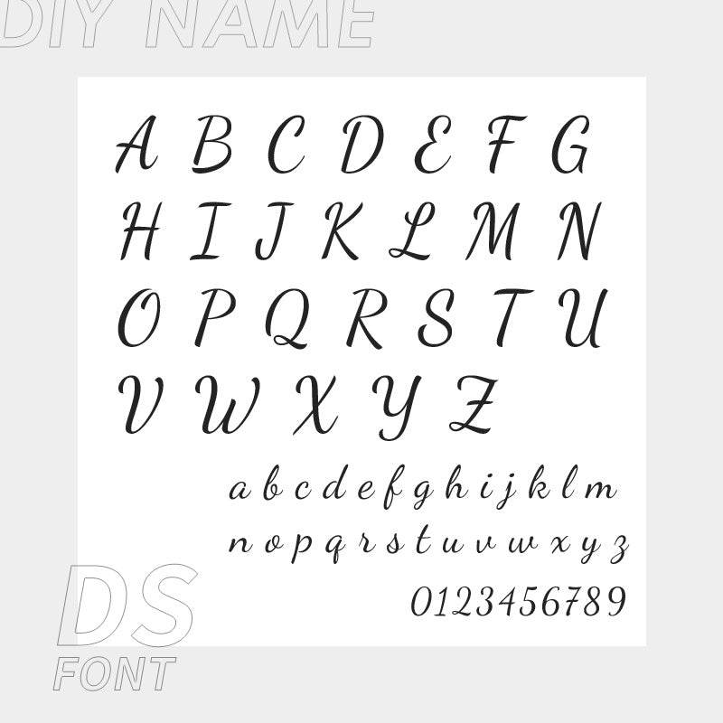 Personalized Custom 316L Stainless Steel Jewelry, English Alphabet Name Anklet - P12 Hub Europe