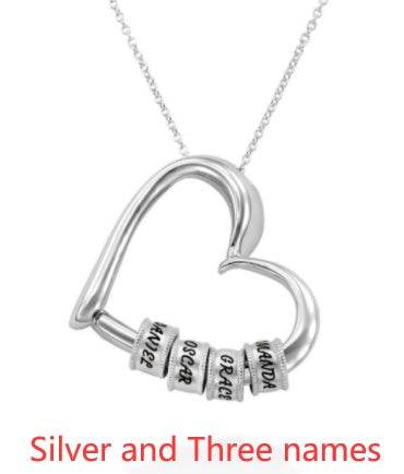 Personalized Heart Necklaces Women Jewelry Custom Name Necklaces & Pendants Mothers Day Gift - P12 Hub Europe