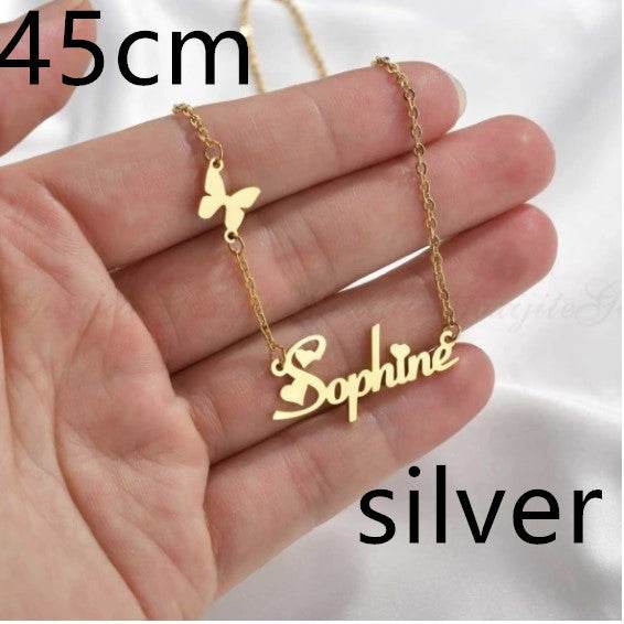 Necklace Alloy Pendant Font Fascinating Pendant Custom Name Necklace Personalized Necklace - P12 Hub Europe