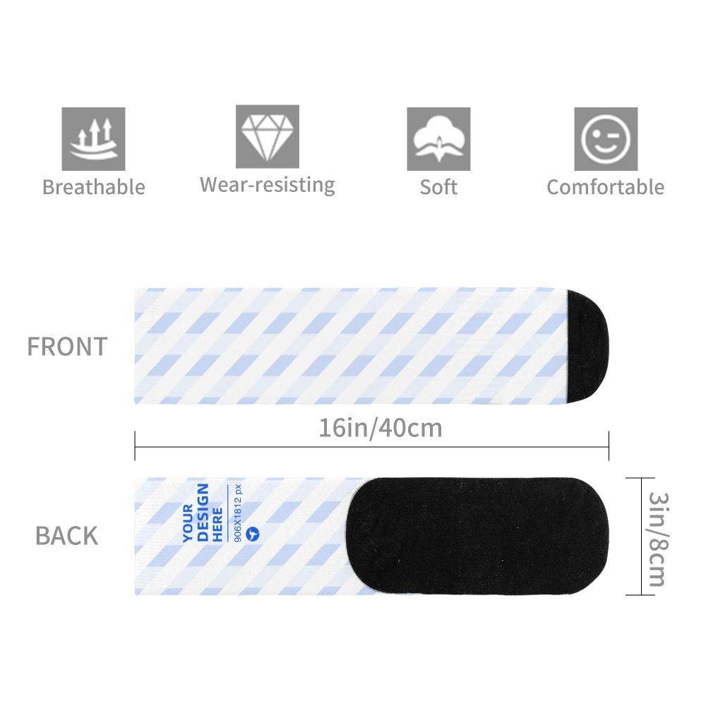 16in Thick Contrast Color Mild Skin-friendly Socks - P12 Hub Europe