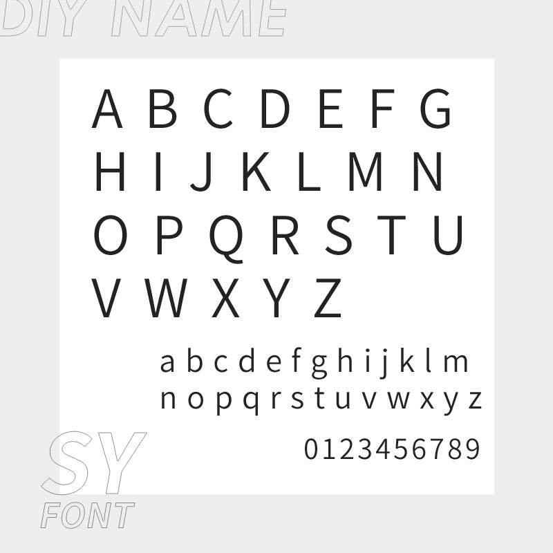 Personalized Custom 316L Stainless Steel Jewelry, English Alphabet Name Anklet - P12 Hub Europe
