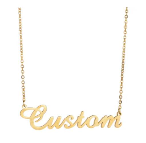 Stainless Steel Customized Various Sign Name Necklace Custom Butterfly Heart Nameplate For Women Girls Christmas Gift - P12 Hub Europe