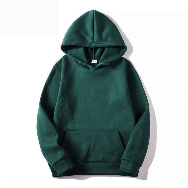 Hooded Long Sleeve Sweater Men's Solid - P12 Hub Europe