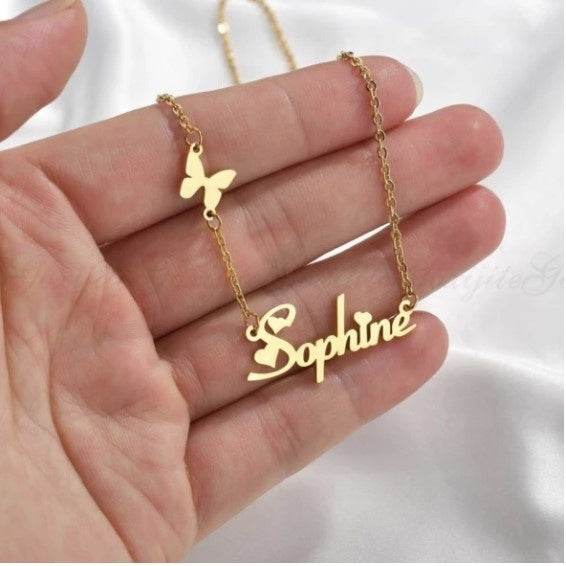 Necklace Alloy Pendant Font Fascinating Pendant Custom Name Necklace Personalized Necklace - P12 Hub Europe