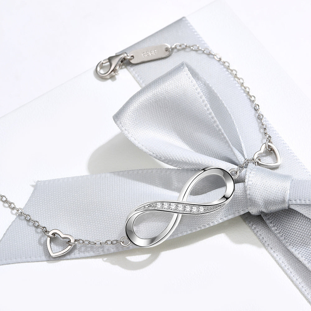 Sterling Silver 8 Bracelet Bracelet Female Silver Jewelry