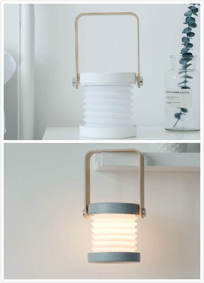 Foldable Touch Dimmable Reading LED Night Light Portable Lantern Lamp USB Rechargeable For Home Decor - P12 Hub Europe