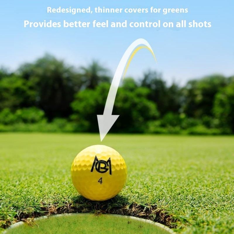 Golf Color Game Ball Two Layer Practice Ball