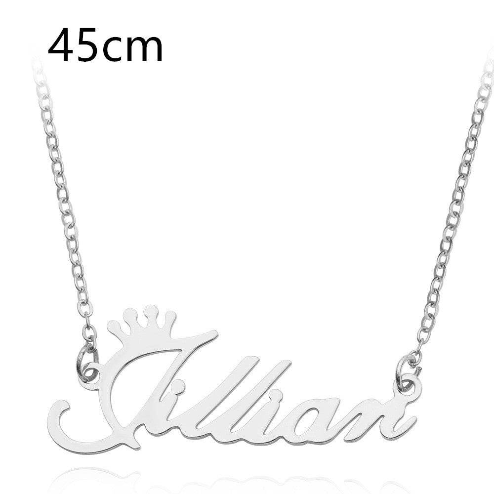 Necklace Alloy Pendant Font Fascinating Pendant Custom Name Necklace Personalized Necklace - P12 Hub Europe