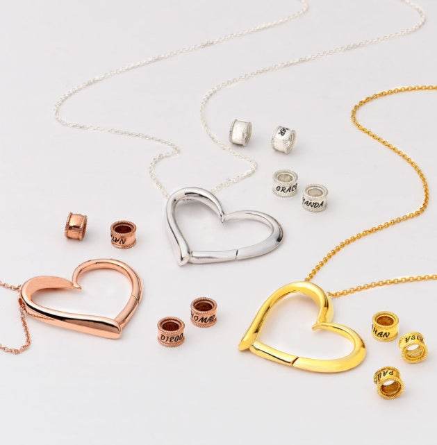 Personalized Heart Necklaces Women Jewelry Custom Name Necklaces & Pendants Mothers Day Gift - P12 Hub Europe