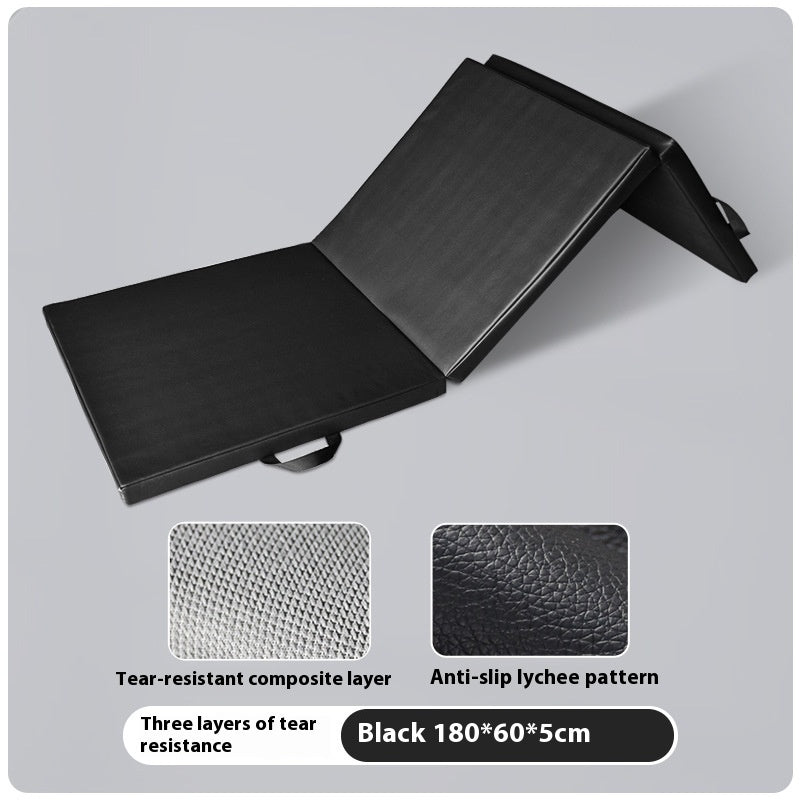 Three Fold Gymnastic Mat Men And Women Training Sit-up Mat Home Non-slip Thick Yoga Exercise Mat