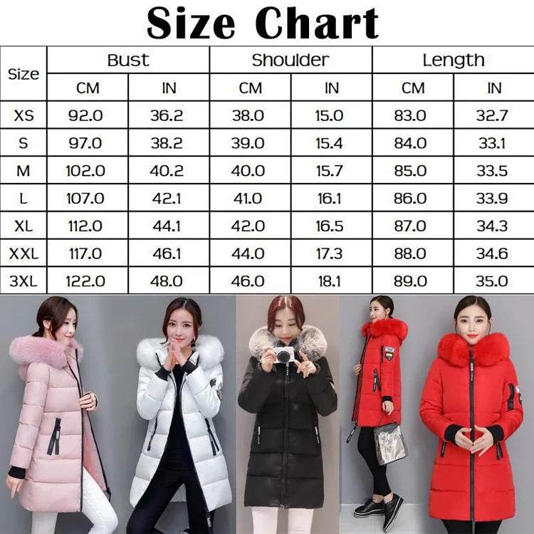 Warm Slim Fur Hooded Parka - P12 Hub Europe