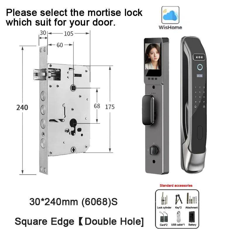 3D Face Lock | WiFi, Video, Fingerprint, NFC - P12 Hub Europe