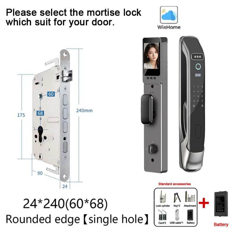 3D Face Lock | WiFi, Video, Fingerprint, NFC - P12 Hub Europe