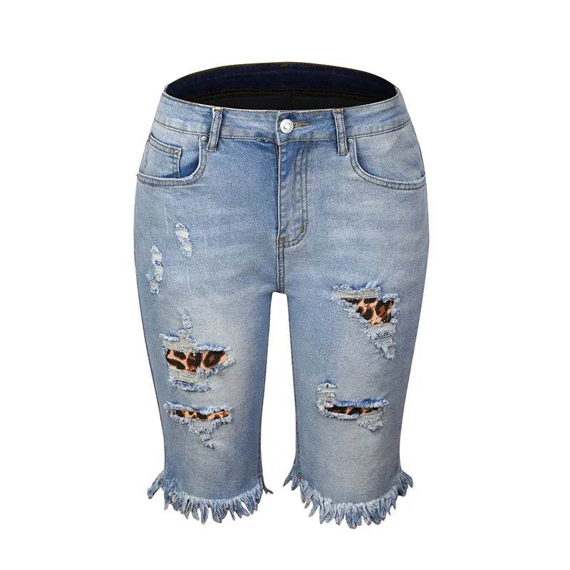 Ripped Tassel Denim Shorts - P12 Hub Europe