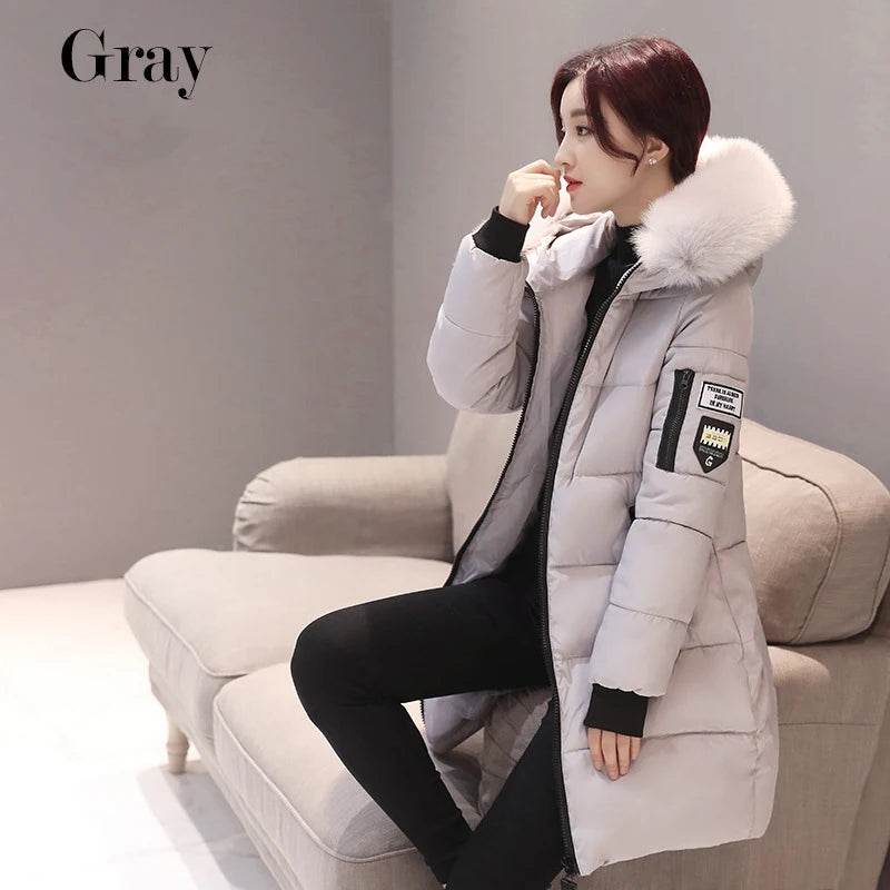 Warm Slim Fur Hooded Parka - P12 Hub Europe