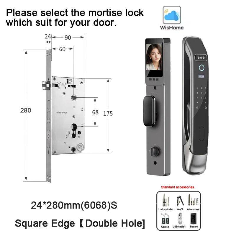 3D Face Lock | WiFi, Video, Fingerprint, NFC - P12 Hub Europe