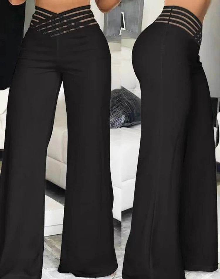 Women Wide Leg Trousers - P12 Hub Europe