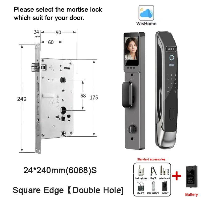 3D Face Lock | WiFi, Video, Fingerprint, NFC - P12 Hub Europe