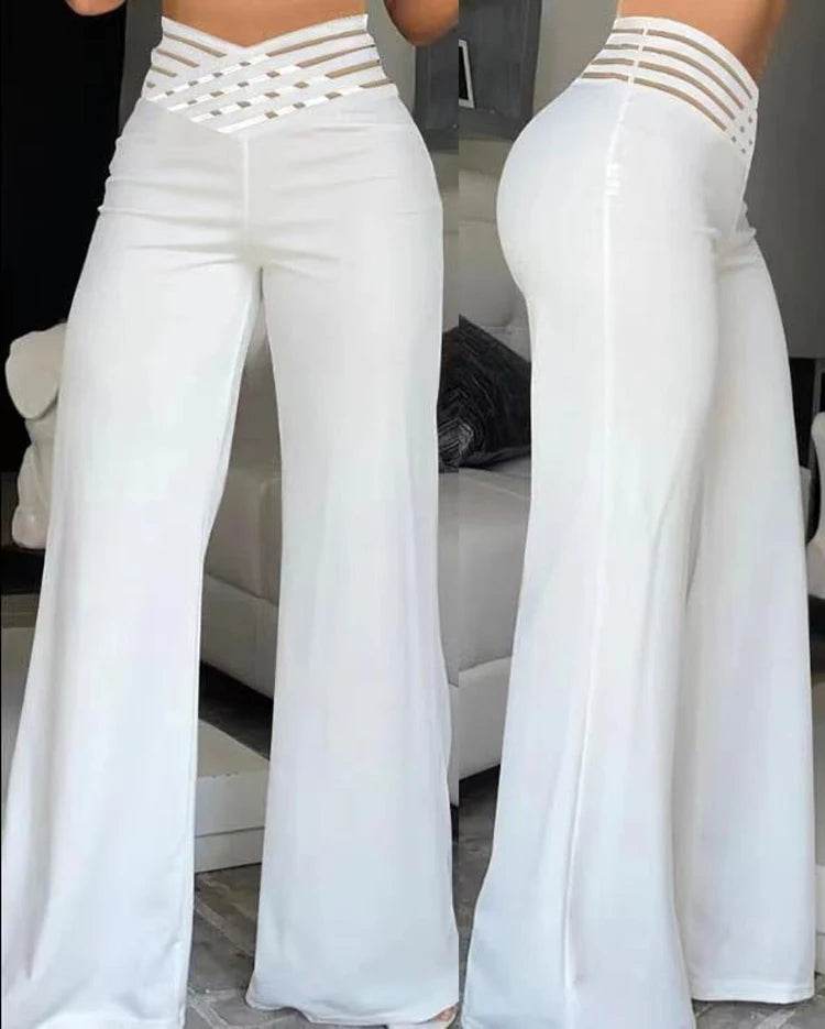 Women Wide Leg Trousers - P12 Hub Europe