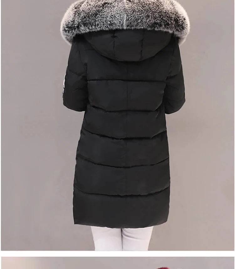 Warm Slim Fur Hooded Parka - P12 Hub Europe
