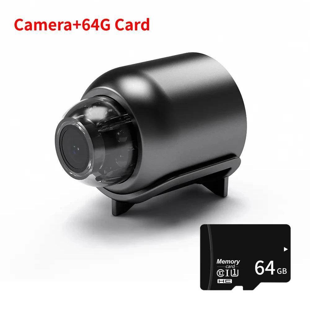 Mini WiFi Camera Night Vision, Motion Detect, Audio, Indoor - P12 Hub Europe