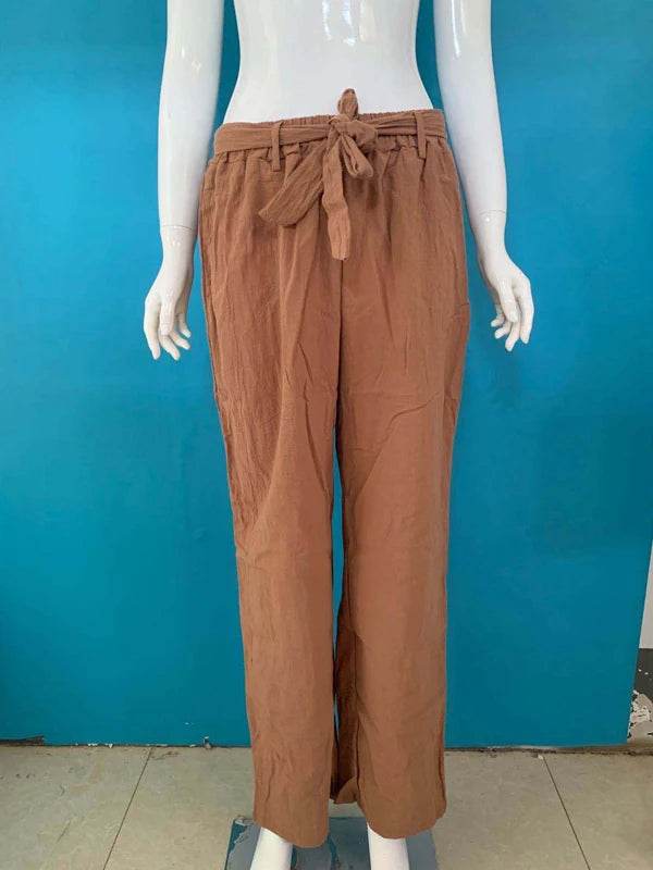 Women Cotton Linen Pants - P12 Hub Europe