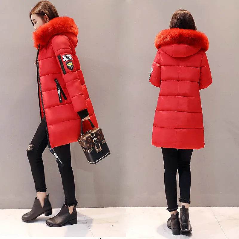 Warm Slim Fur Hooded Parka - P12 Hub Europe
