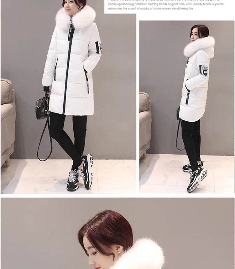 Warm Slim Fur Hooded Parka - P12 Hub Europe