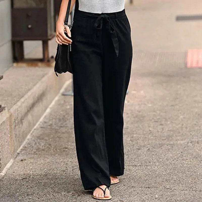 Women Cotton Linen Pants - P12 Hub Europe