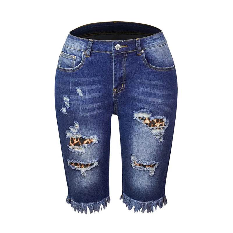 Ripped Tassel Denim Shorts - P12 Hub Europe