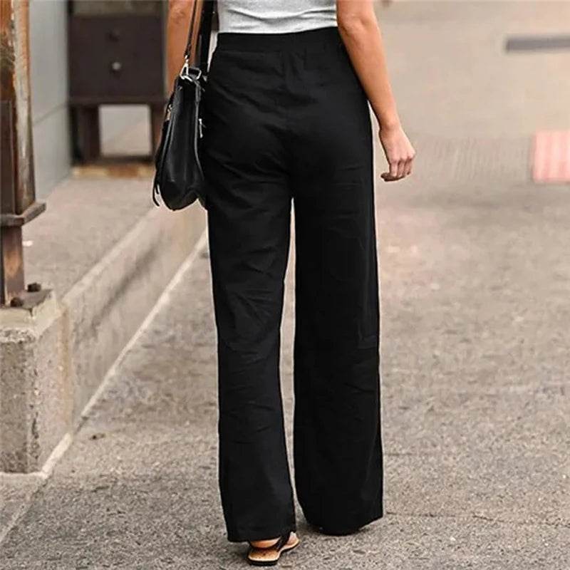 Women Cotton Linen Pants - P12 Hub Europe