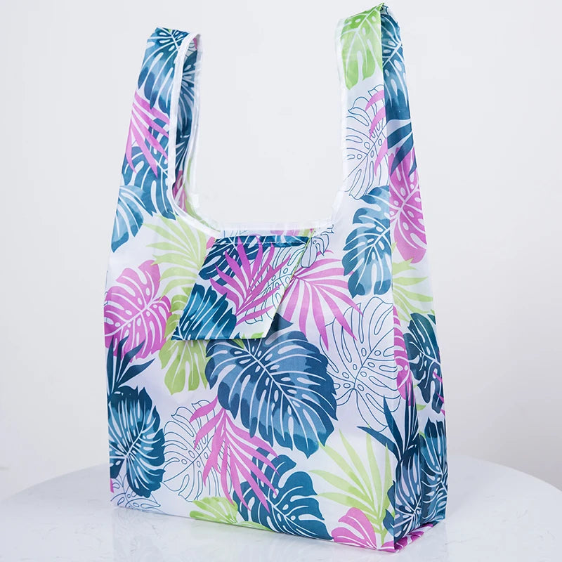 Eco Shopping Bag Fashion Foldable Reusable Tote Folding Pouch Convenient Large-capacity Storage New
