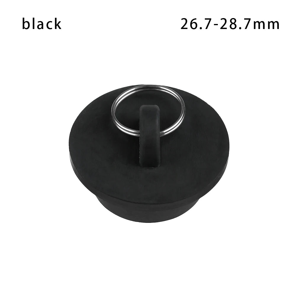 1PC Durable Rubber Kitchen Bath Tub Sink Water Stopper Floor Round Drain Plug Sink Bathtub Drainage Stopper Leakage-proof Plug