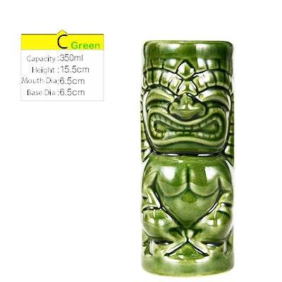 Hawaii Tiki Mugs Cocktail Cup Beer Beverage Mug Wine Mug Ceramic Tiki Mugs Great For Cocktail Drink - P12 Hub Europe