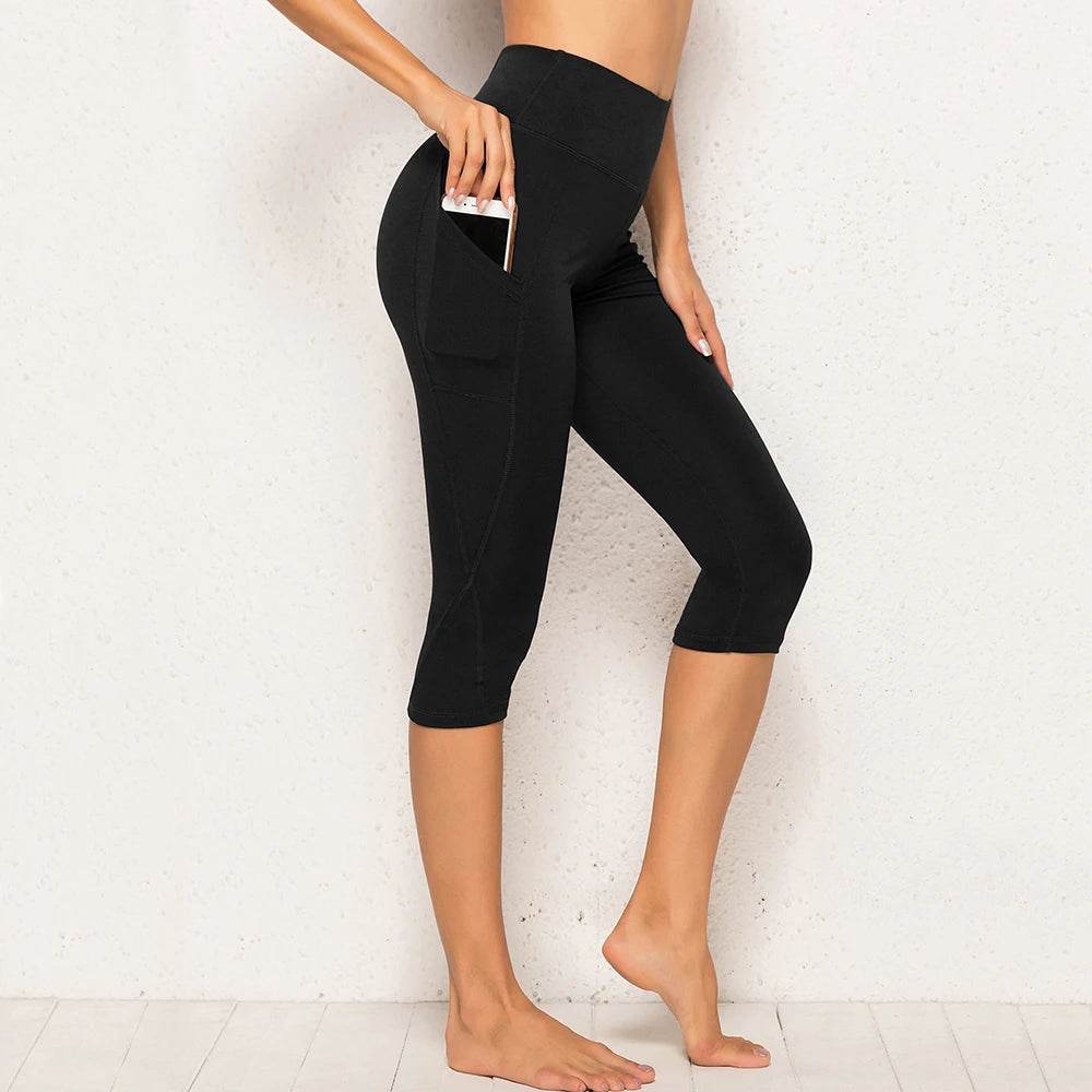 Women's High Waist Capri - P12 Hub Europe