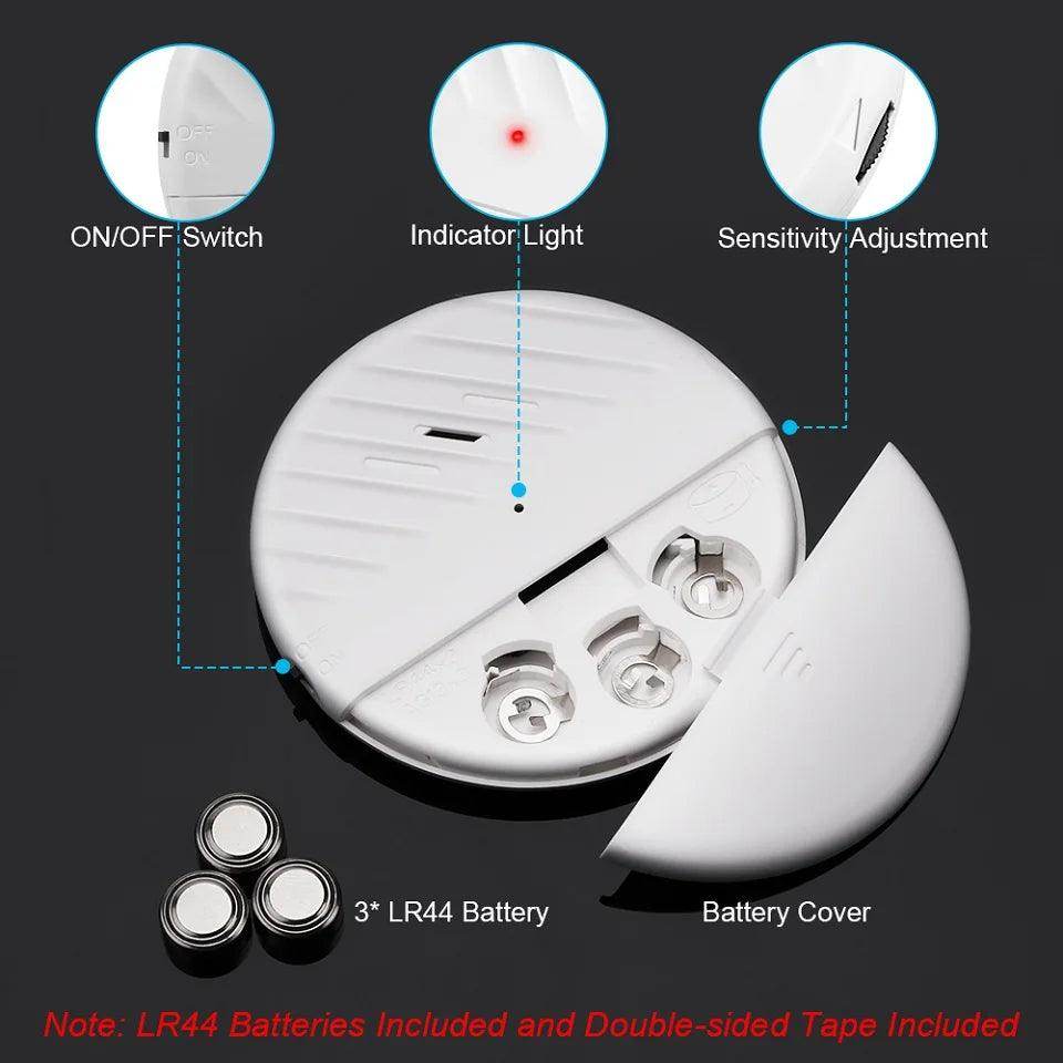 Alarm Sensor Vibration Wireless 125dB - P12 Hub Europe