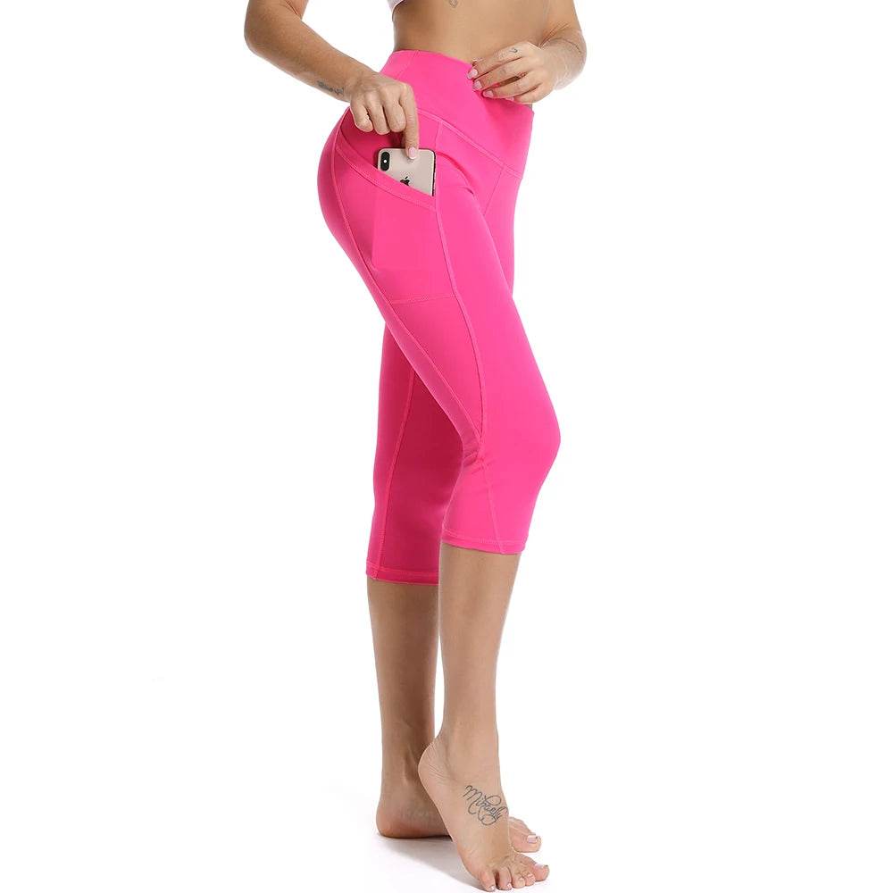 Women's High Waist Capri - P12 Hub Europe