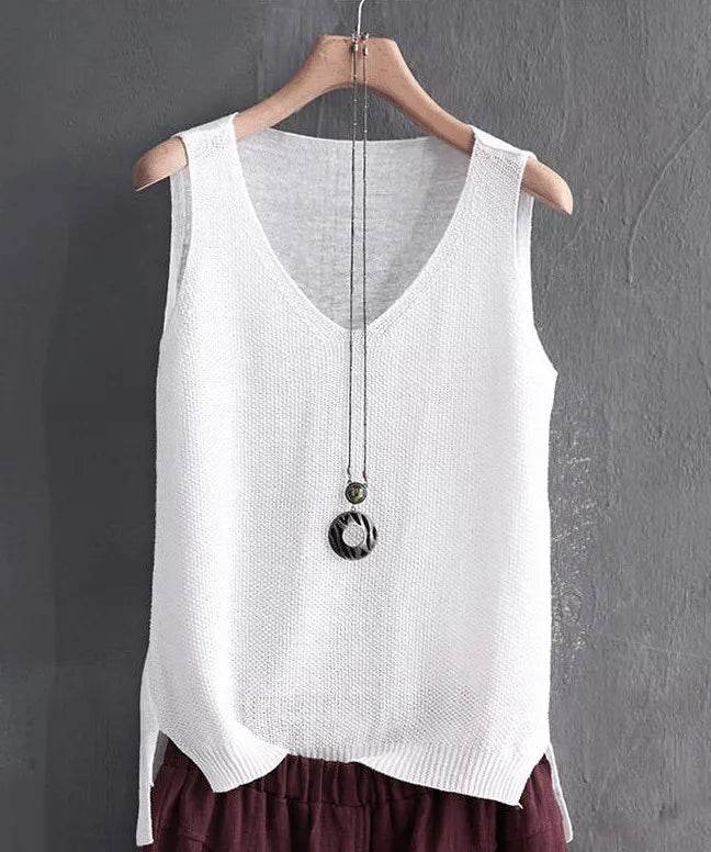 Women's Summer Sleeveless Knit Blouse - P12 Hub Europe