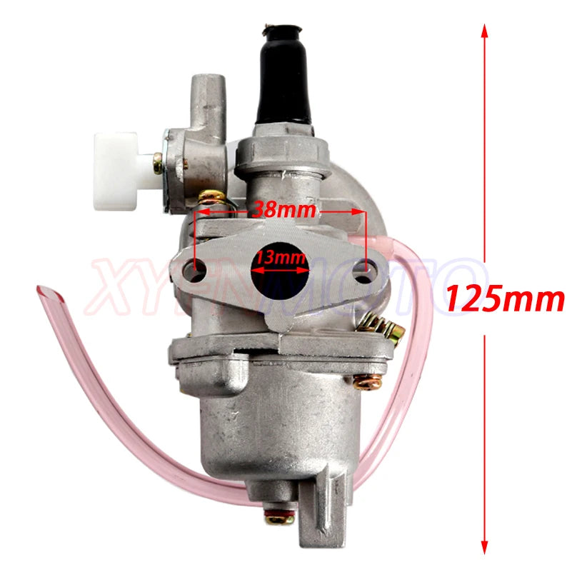 Carburetor Carb Carby + Steel 44mm Air Filter + Stack for 47cc 49cc Mini Moto Dirt Pocket Bike ATV Quad Go Kart Minimoto
