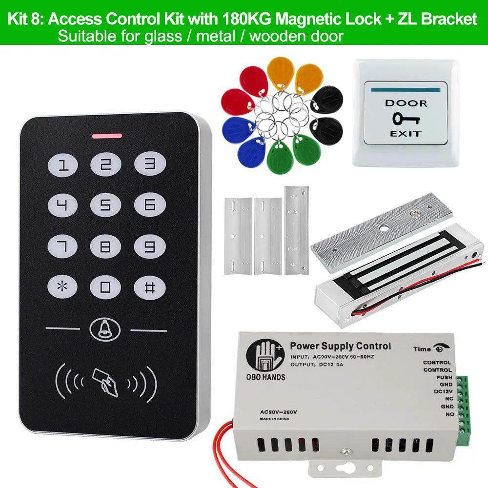 RFID Access Control Kit | 180KG Mag/Strike Lock, 1000 User - P12 Hub Europe